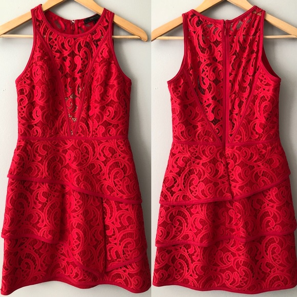 NWT BCBG Max Azria Red Dress - Picture 4 of 7